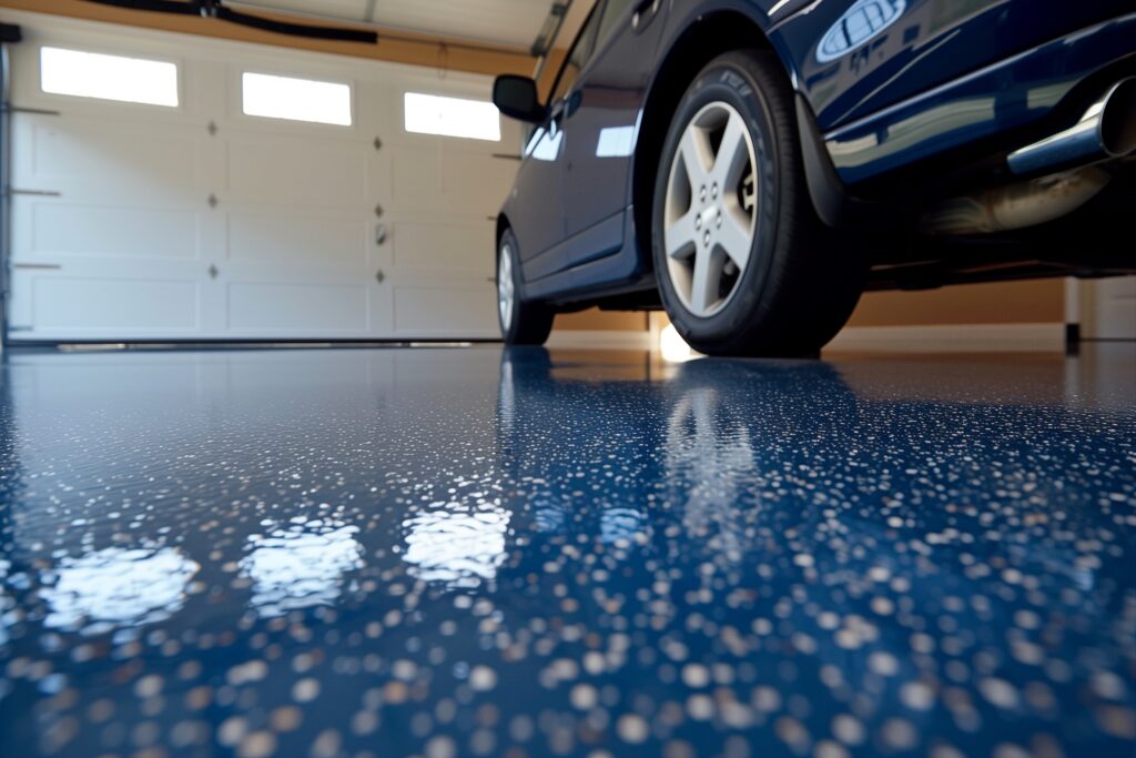 Metallic Epoxy car park